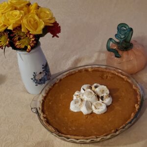 Bourbon-Coconut Pumpkin Pie